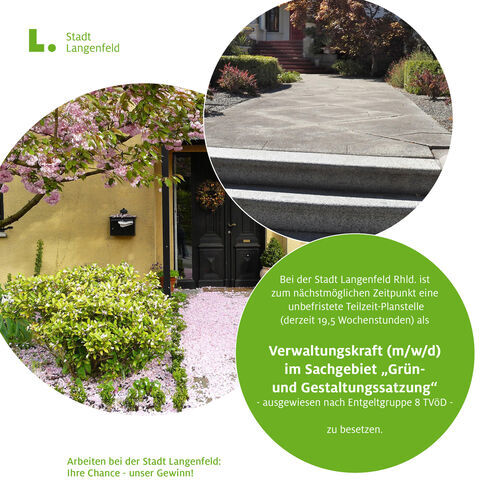 520 Anzeige Verwaltungskraft Gruensatzung kurz Quadrat