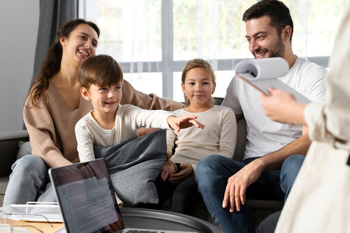 Beratung für Familien.