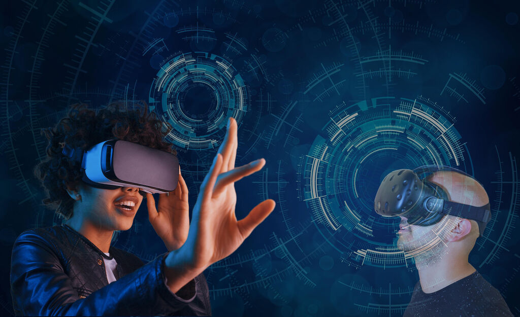 Mit Virtual Reality in spannende virtuelle Welten eintauchen. 