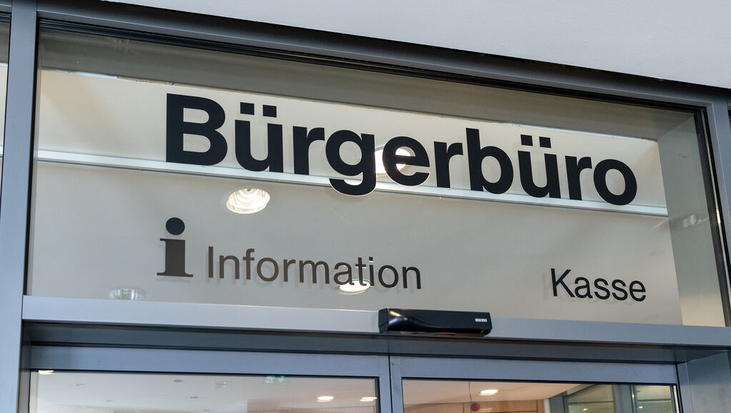 Das Bürgerbüro im Rathaus der Stadt Langenfeld