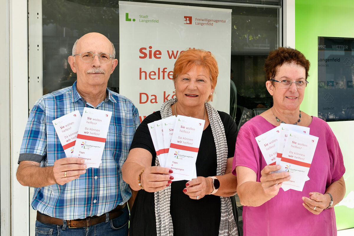 Die Freiwilligenagentur vermittelt Ehrenamtliche. 