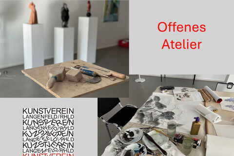 spannende Einblicke in künstlerische Arbeit bietet der Kunstverein Langenfeld e.V.