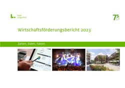 Wirtschaftsförderungsbericht 2023